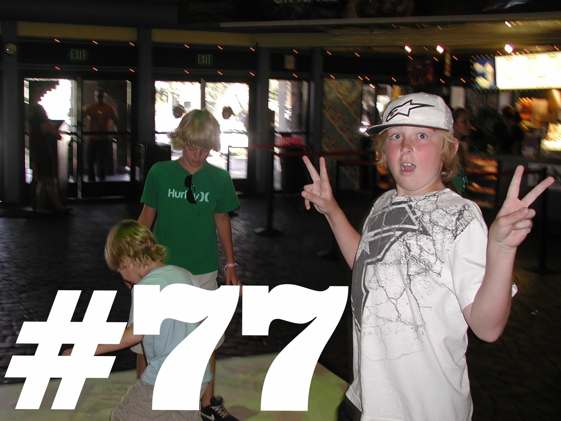 Temecula, CA. Future stars at the movies 7 years ago. Circa '08.