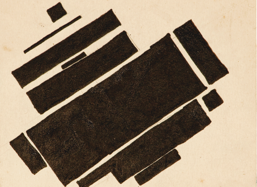 Kinetic Elements of Suprematism, 1920, reproduced by kind permission of the Lazar Khidekel Society