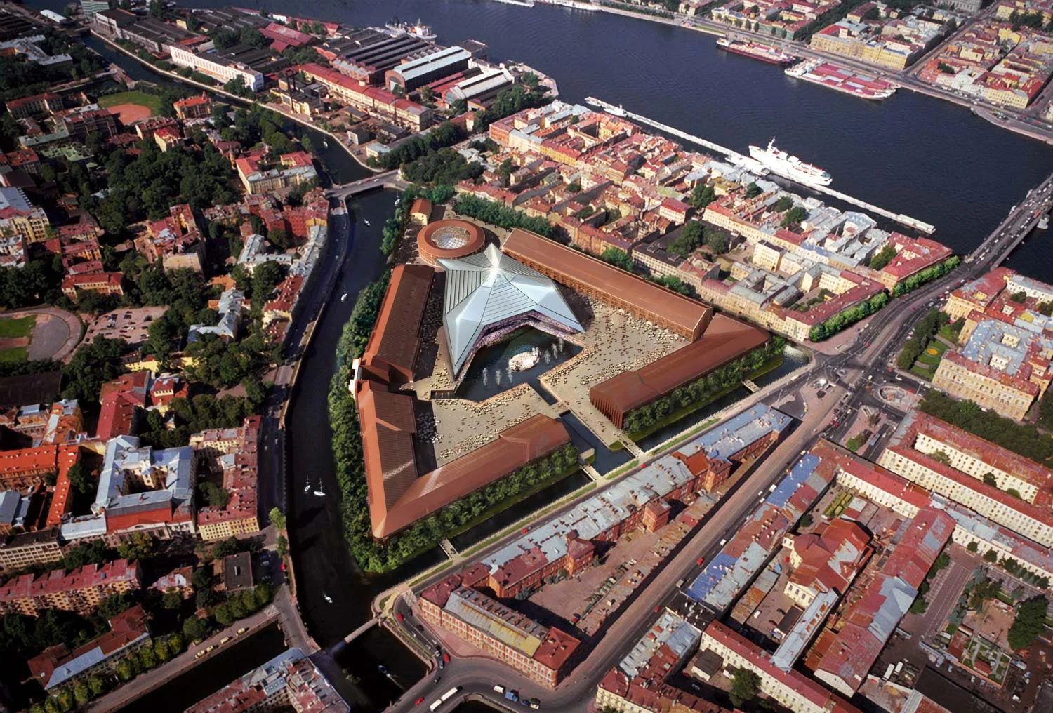 New Holland island in St Petersburg