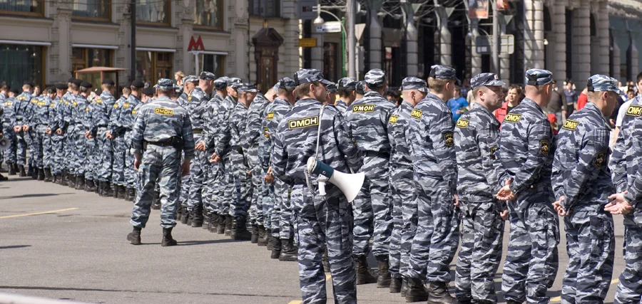 Russian riot police in Moscow. Image credit: Aleksey Toritsyn