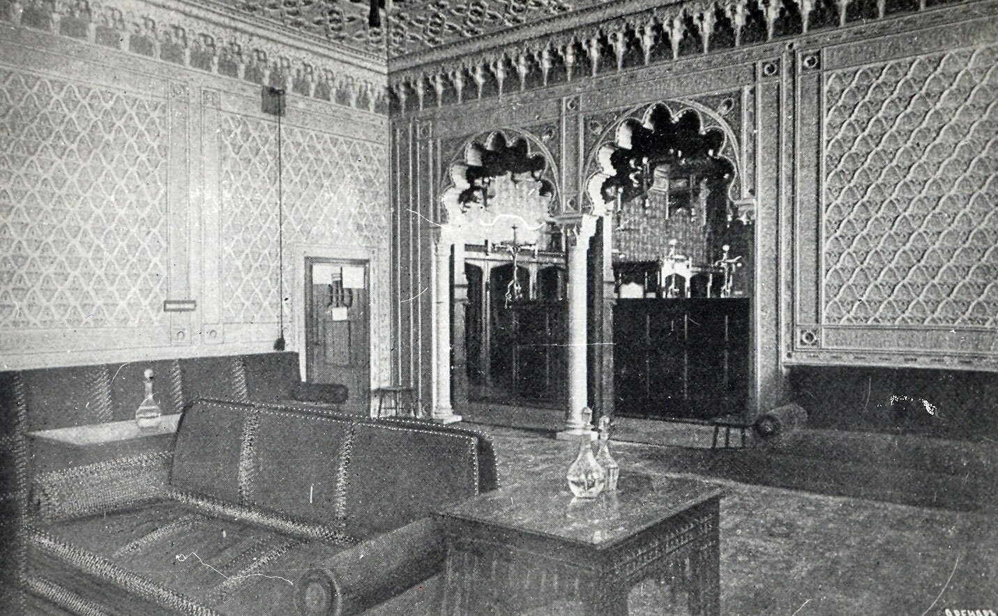  Turkish hall of the highest male category, Sanduny (photo from the archive of 1896), Moscow 