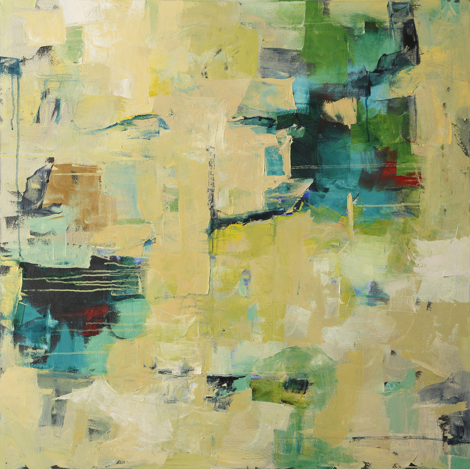 Sweet Secrets 36 x 36 Oil on canvas Sold