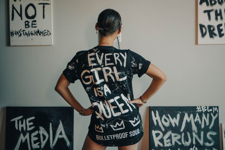 "Every Girl Is A Queen" | Custom Long Tee