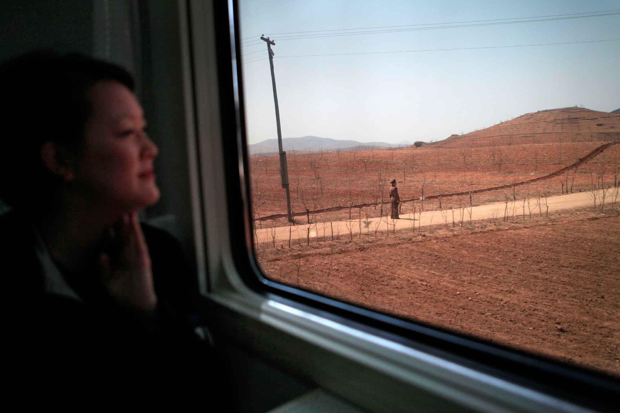  On a train in northwestern North Korea. (Photo by Ng Han Guan,&nbsp;courtesy Jean H. Lee. All Rights Reserved.) 