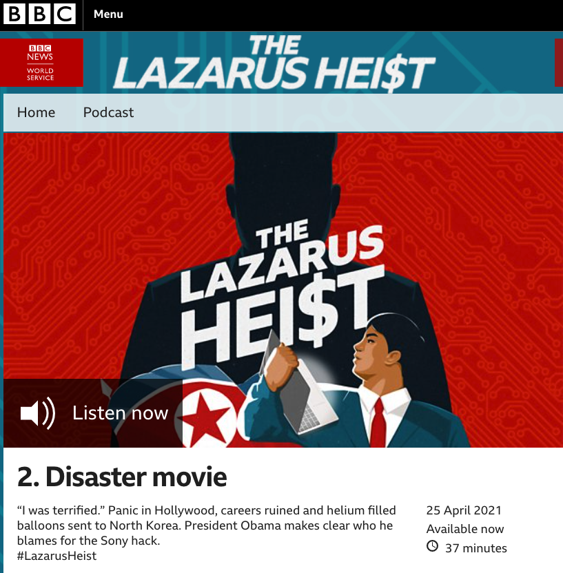 BBC: The Lazarus Heist, S1, Ep2: Disaster Movie