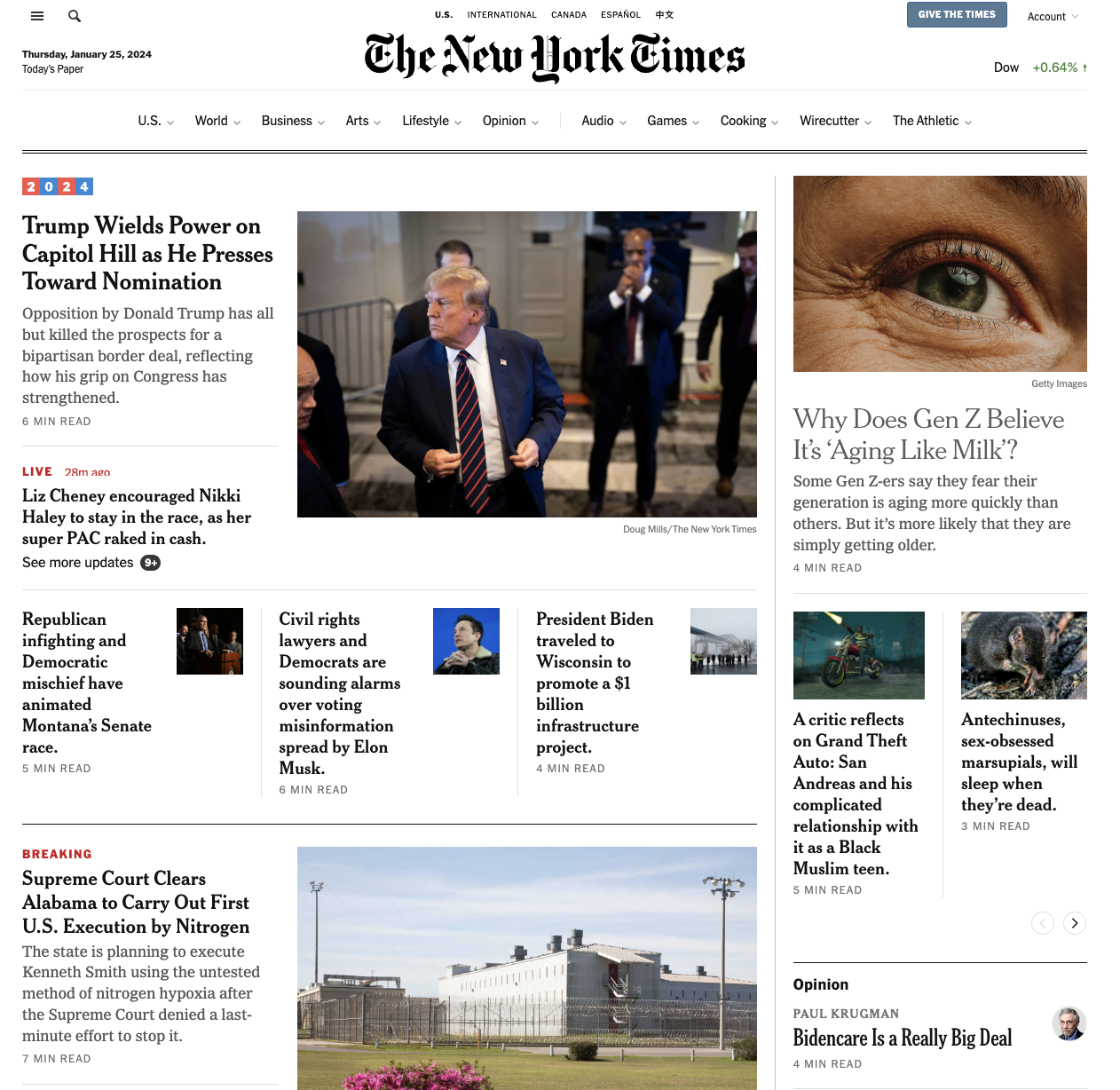 New York Times: U.S. Is Watching North Korea for Signs of Lethal Military Action