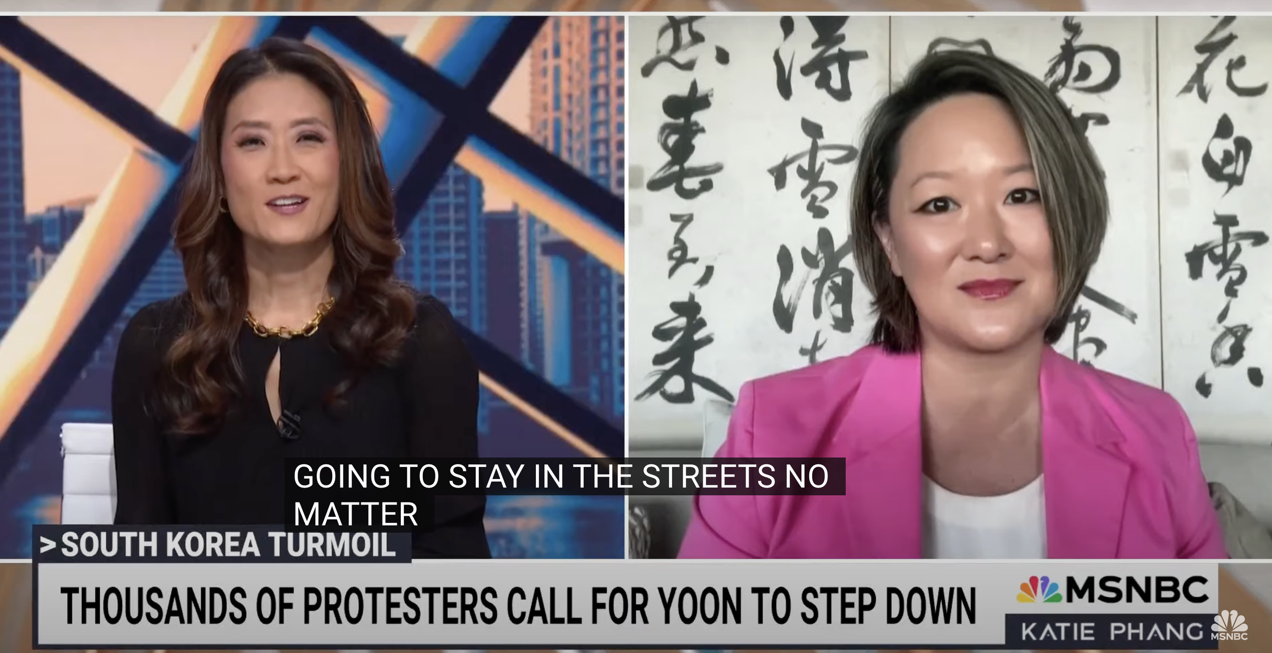 MSNBC The Katie Phang Show: South Korea's president survives an impeachment vote after calling for martial law
