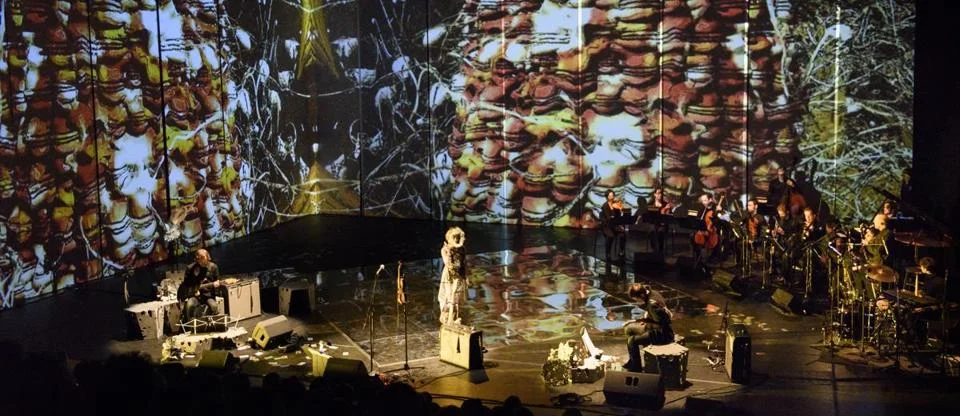 Performing Bryce Dessner's The Long Count at the ICA museum in Boston Photo Credit: Liza Voll