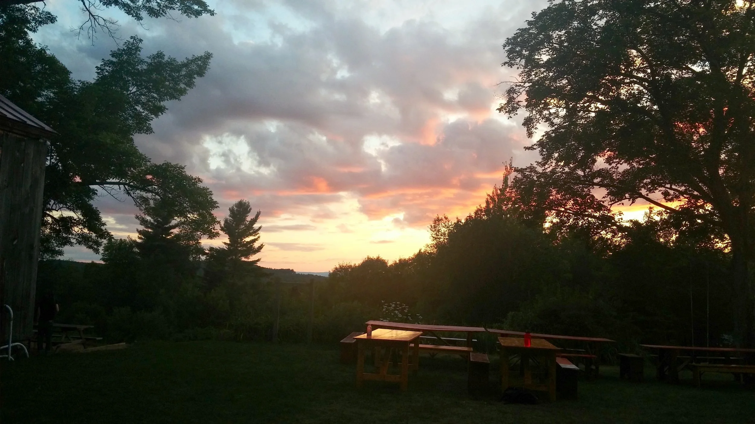 Sunset at Apple Hill Center for Chamber Music