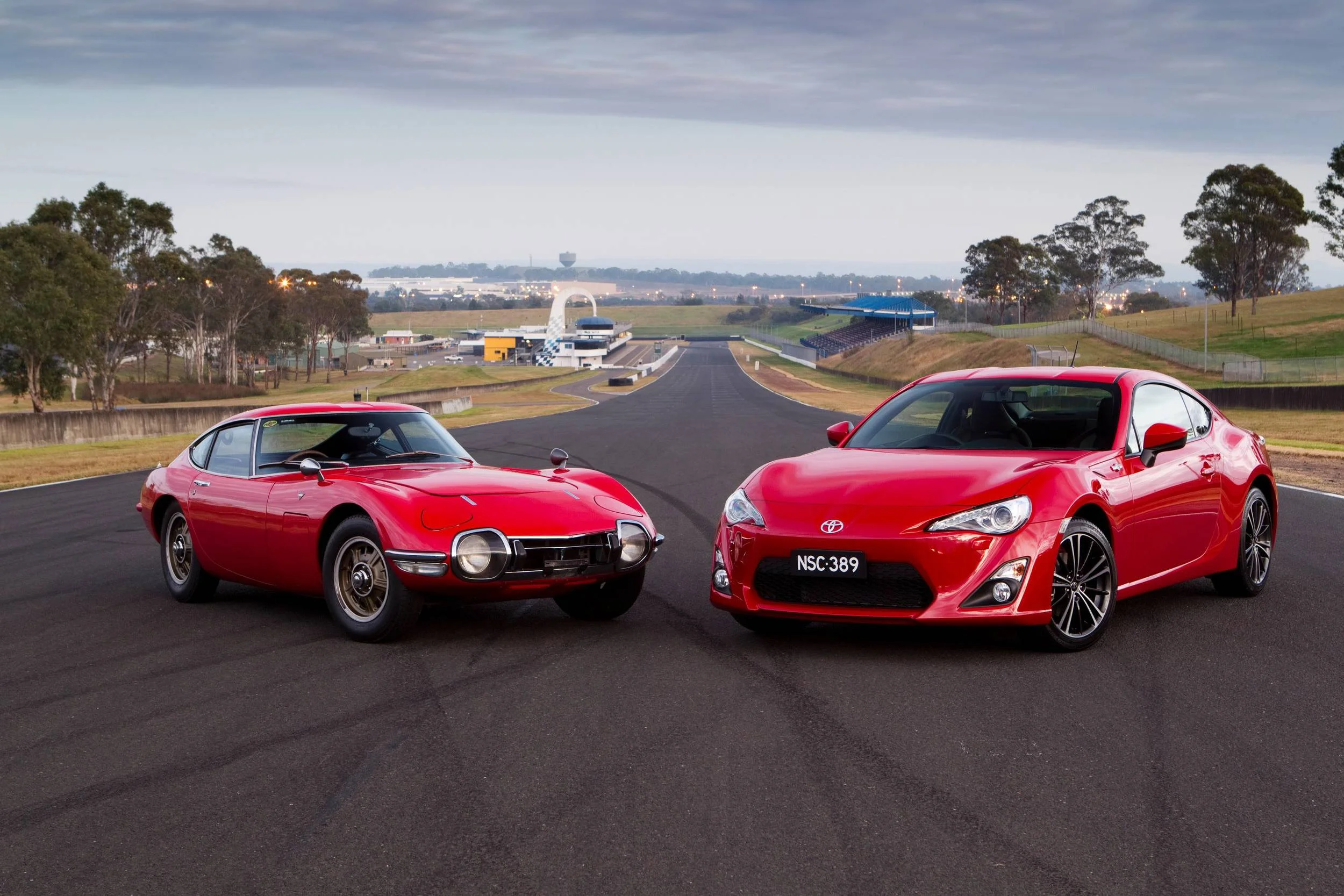 Toyota 2000GT with Scion FR-S for scale