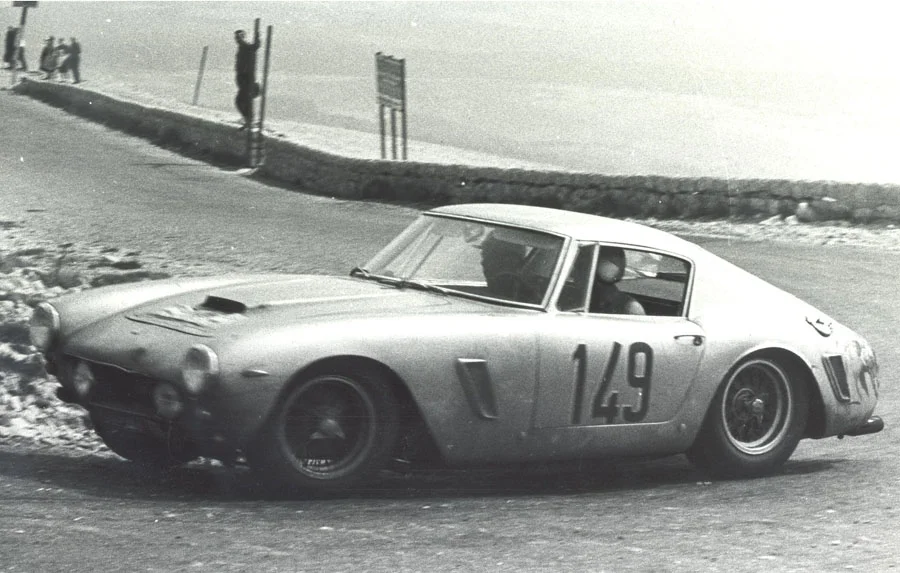 The 1961 Ferrari 250 GT SWB at The Tour de France - the starting point car used to create the Ferrari 250 GT Breadvan
