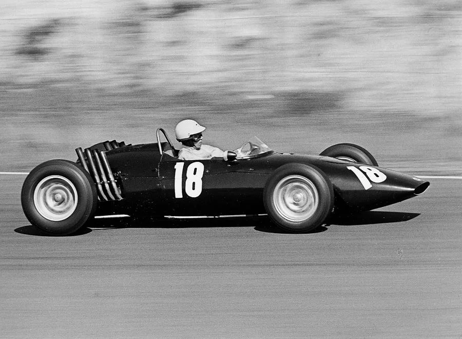 Ginther at the wheel of a BRM