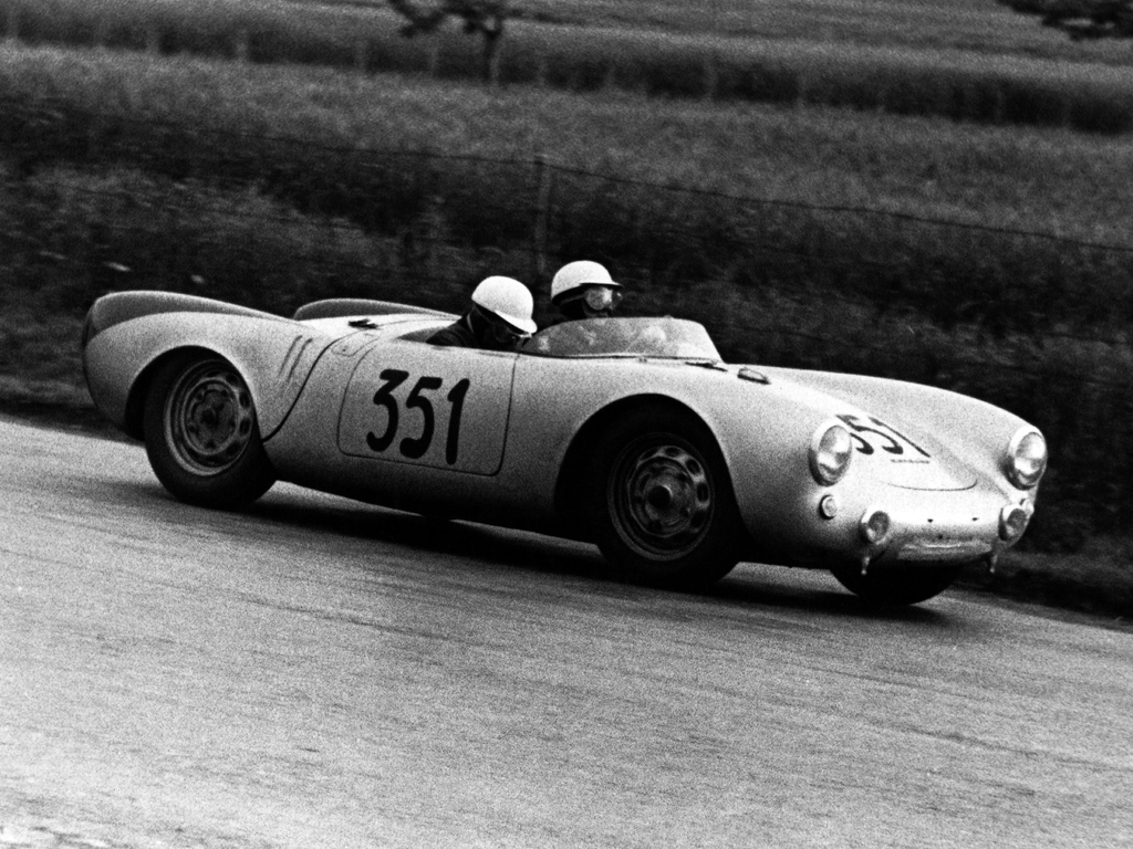 The Porsche 550 Spyder, which dominated the 1500 cc displacement class