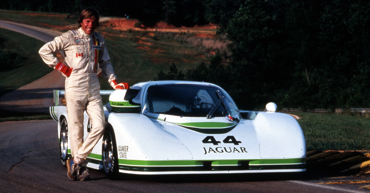 Bill Adam wit hthe XJR-5