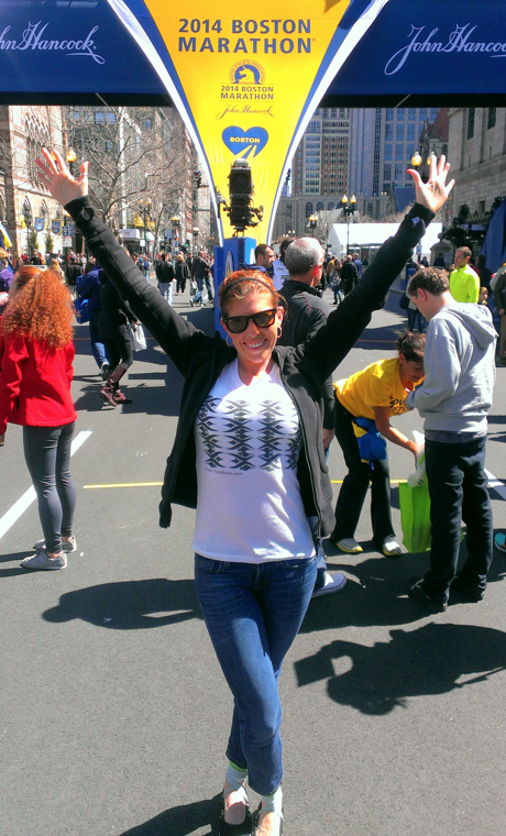 Laurah Lukin finished a Boston personal best this year. 3:09:57 