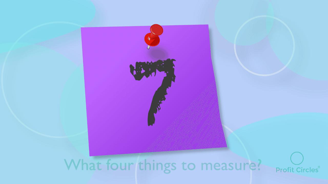 WHAT FOUR THINGS DO YOU NEED TO MEASURE TO DRIVE YOUR BUSINESS?