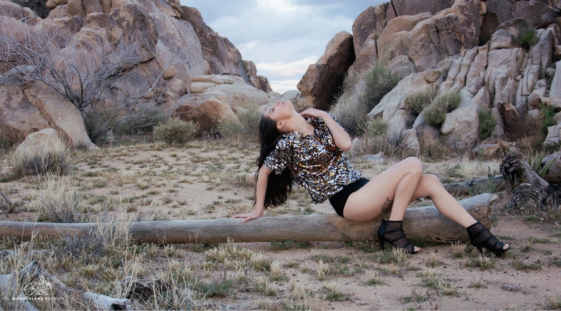 Outdoor Boudoir Session in Joshua Tree