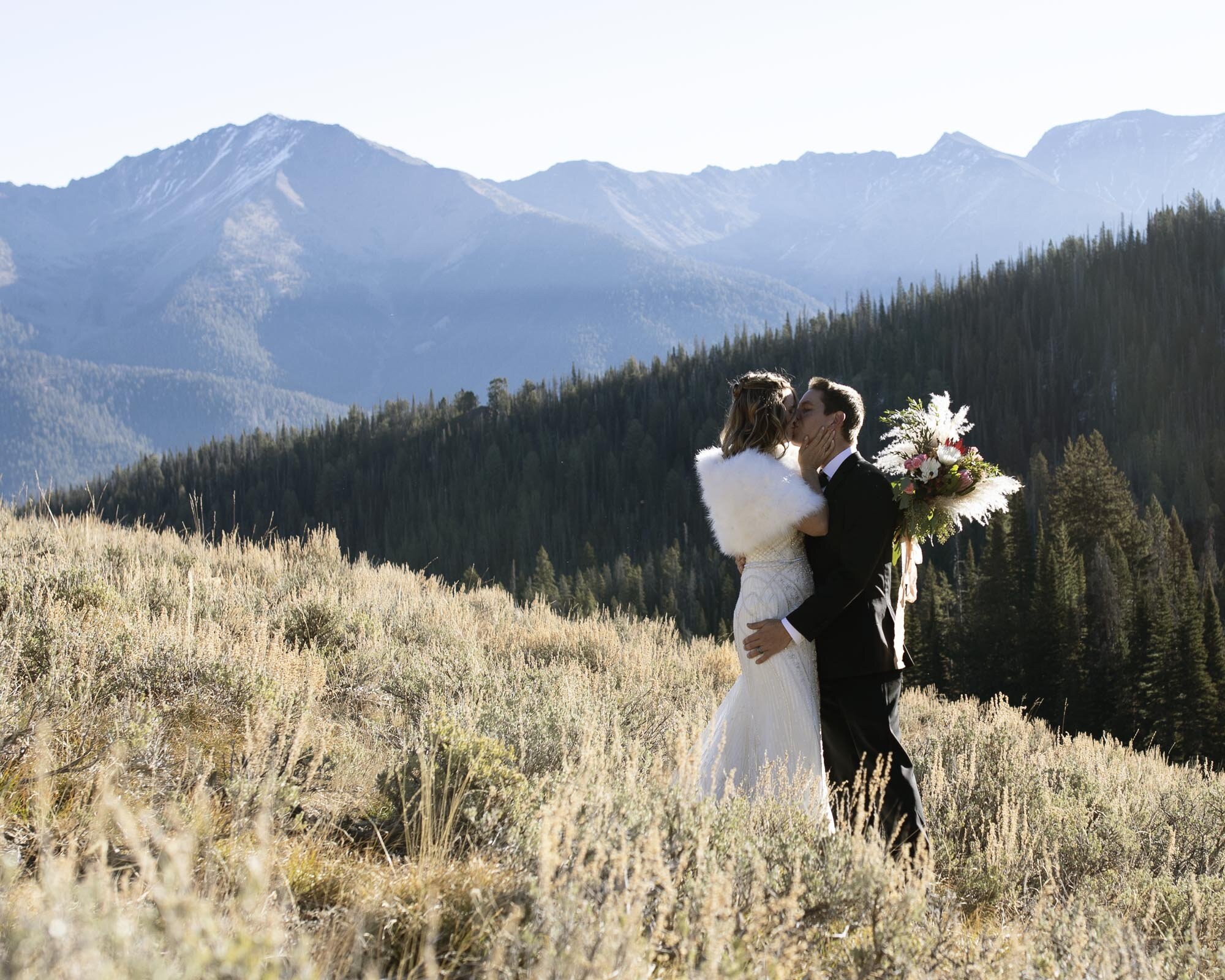 JESSICA AND ROSS WEDDING PORTRAITS | IDAHO WEDDING PHOTOGRAPHER