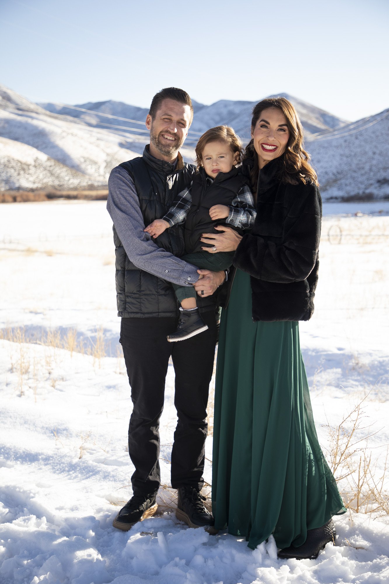 Drew family photos in Sun Valley, Idaho with photography by Tessa Sheehan