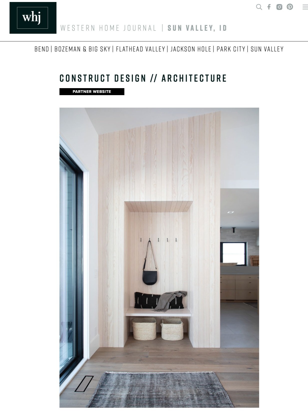  Interior design with Caroline Wilding of ConstructDA in Western Home Journal