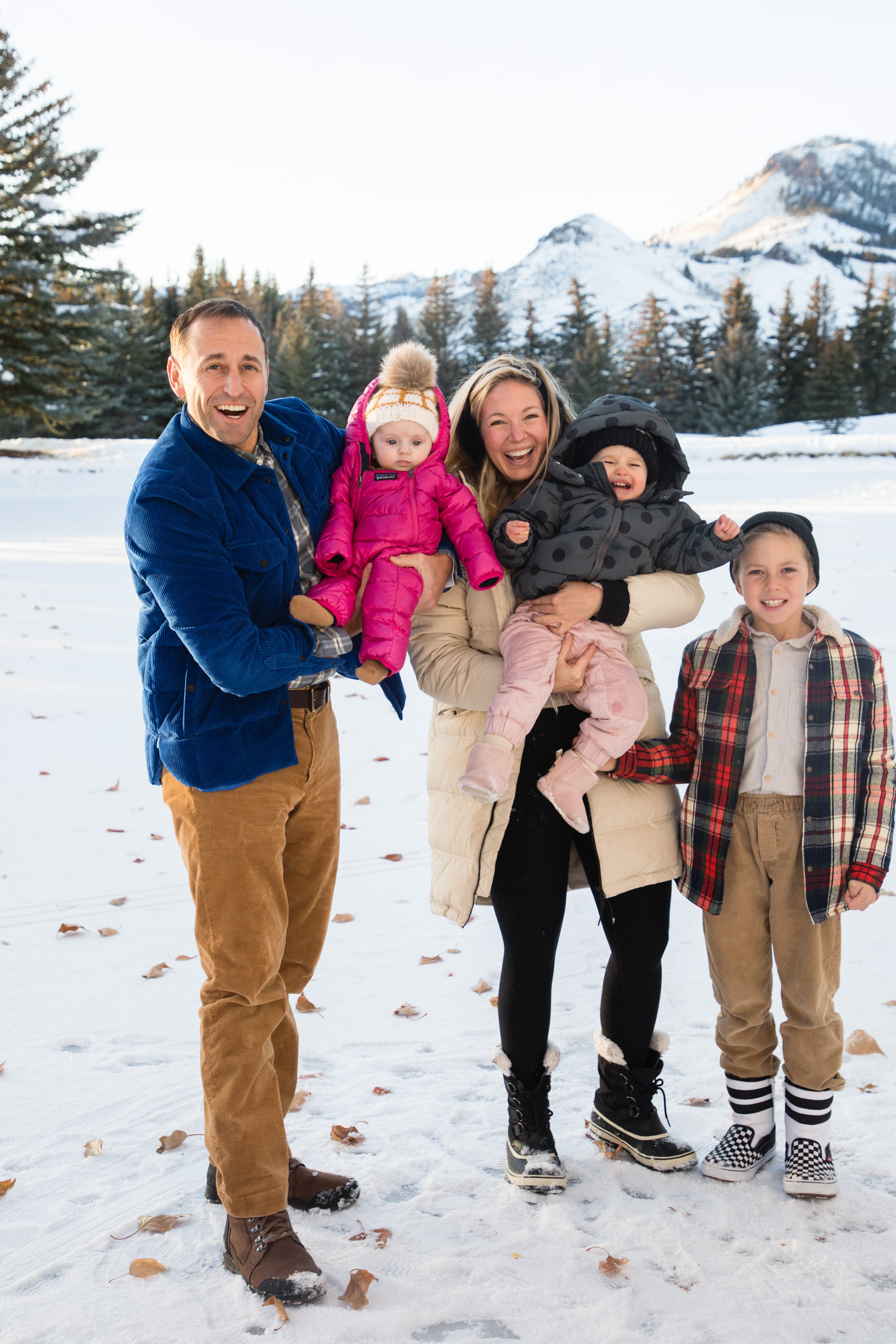 Family photos in Sun Valley, Idaho
