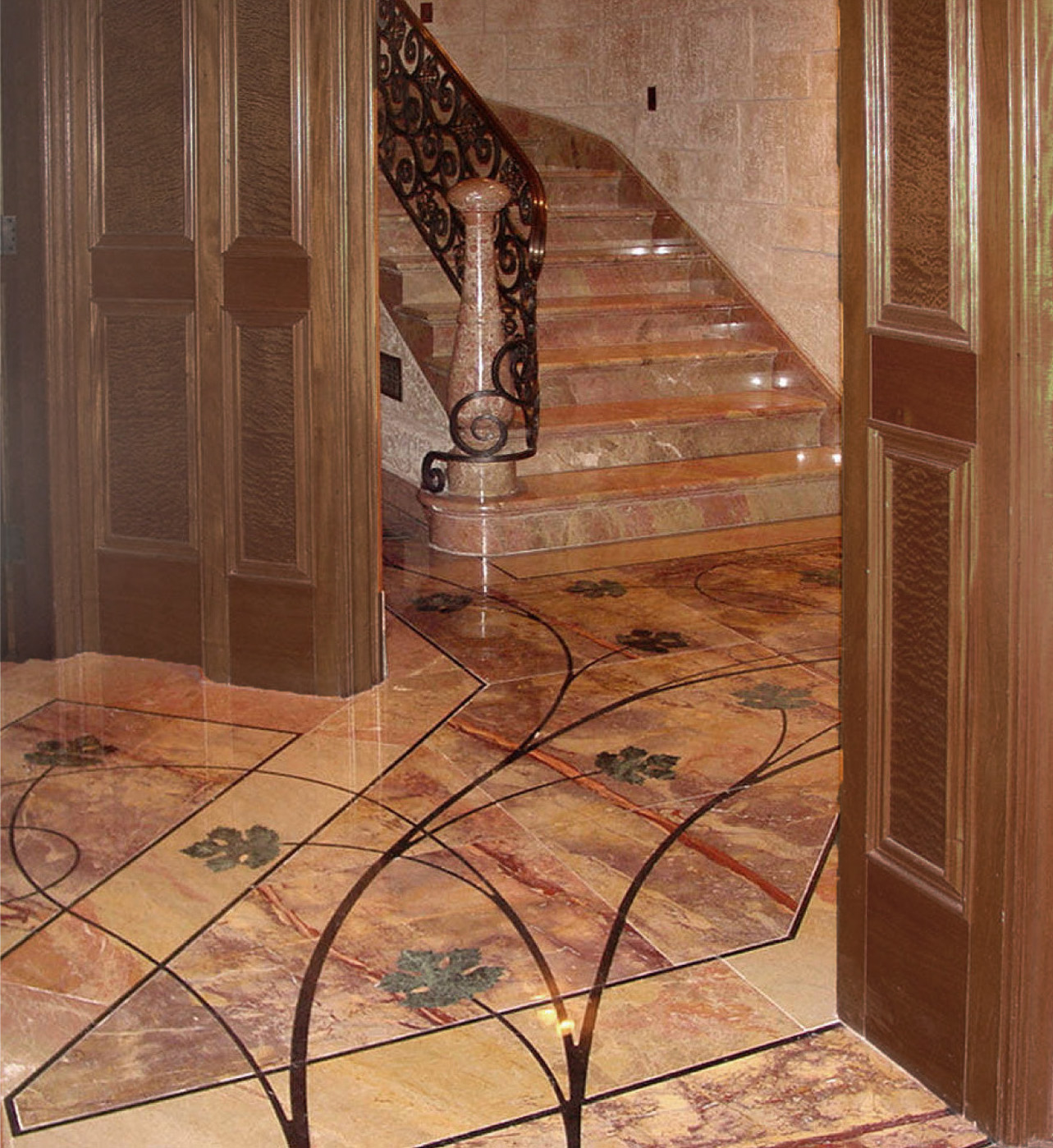 pietra dura marble floor