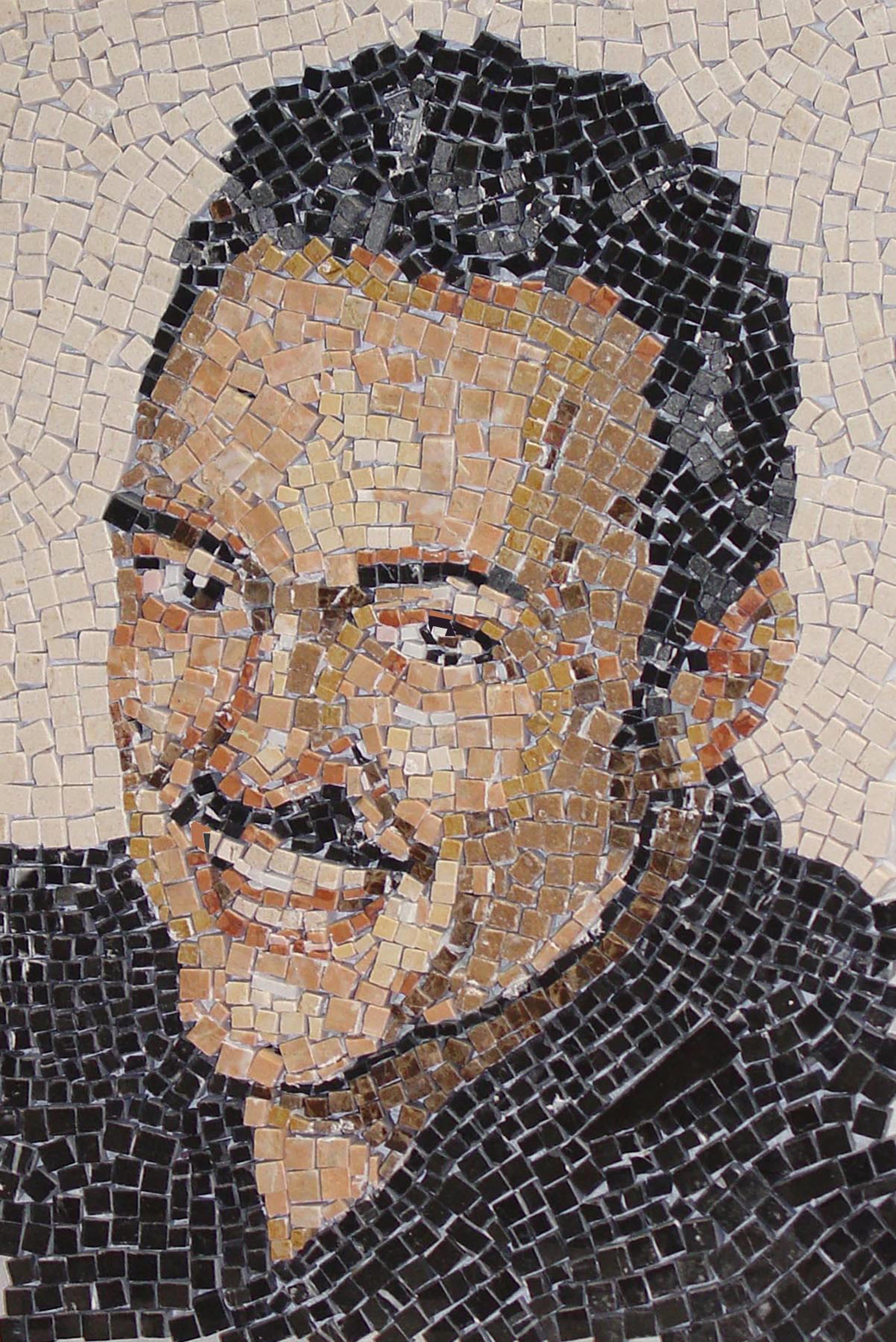 Marble Mosaic Portrait