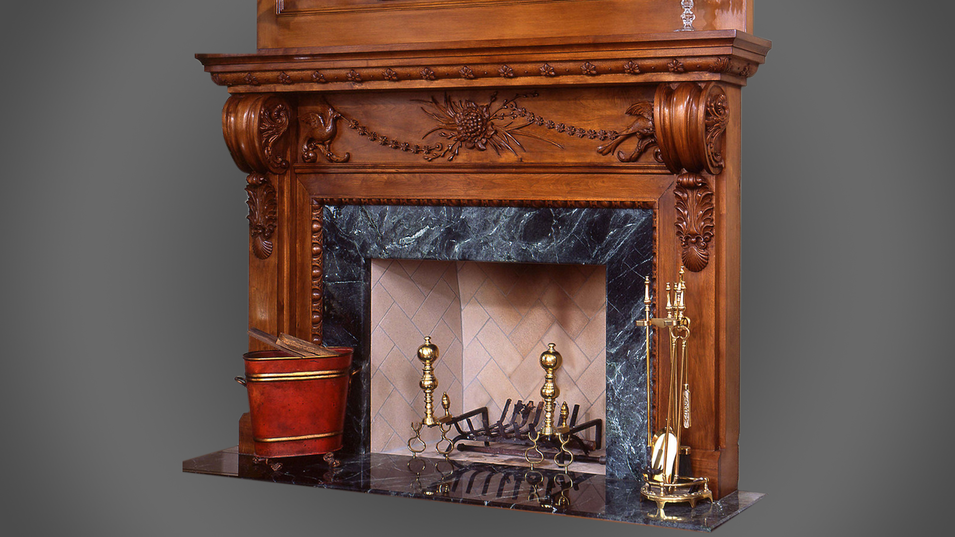 Fireplace Surround - Walnut