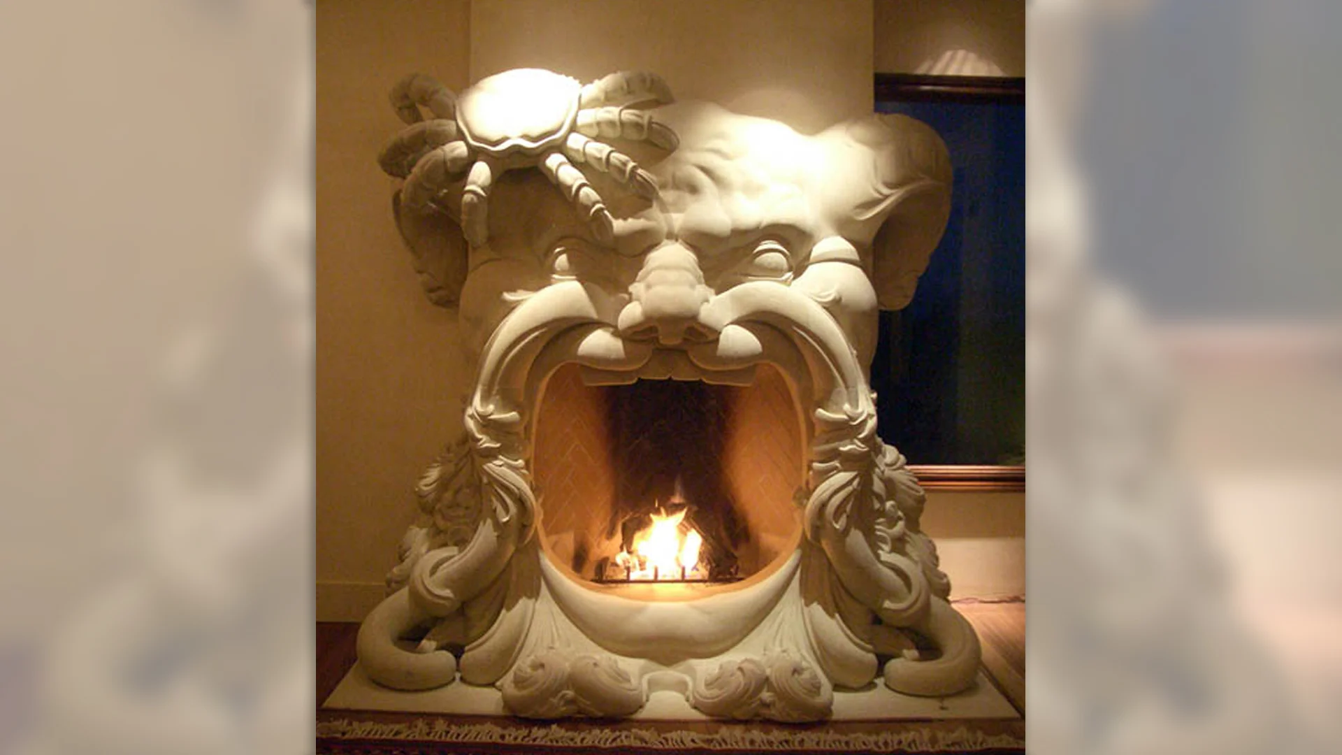 Poseidon Fireplace Surround