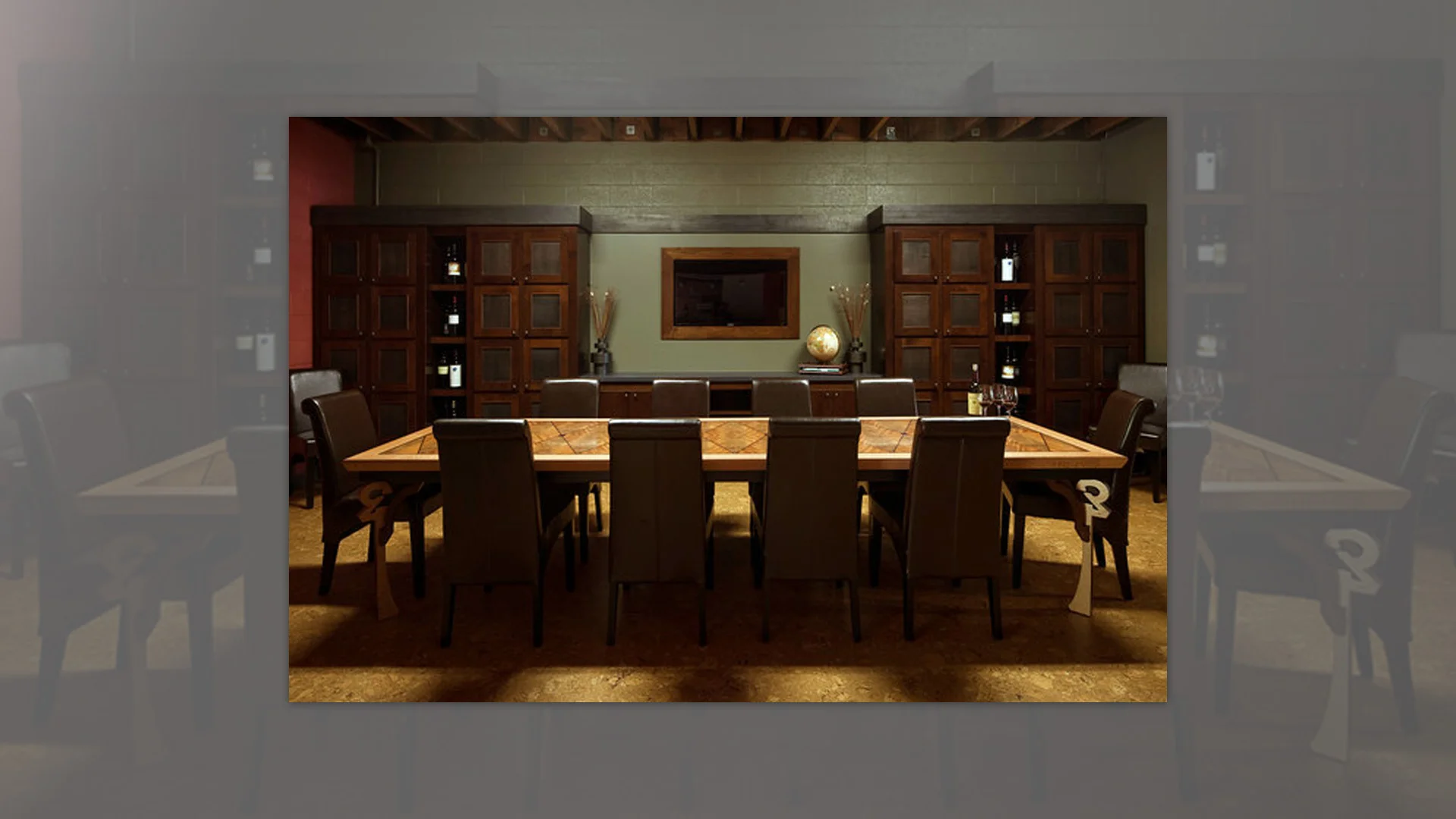 Large Marquetry Table