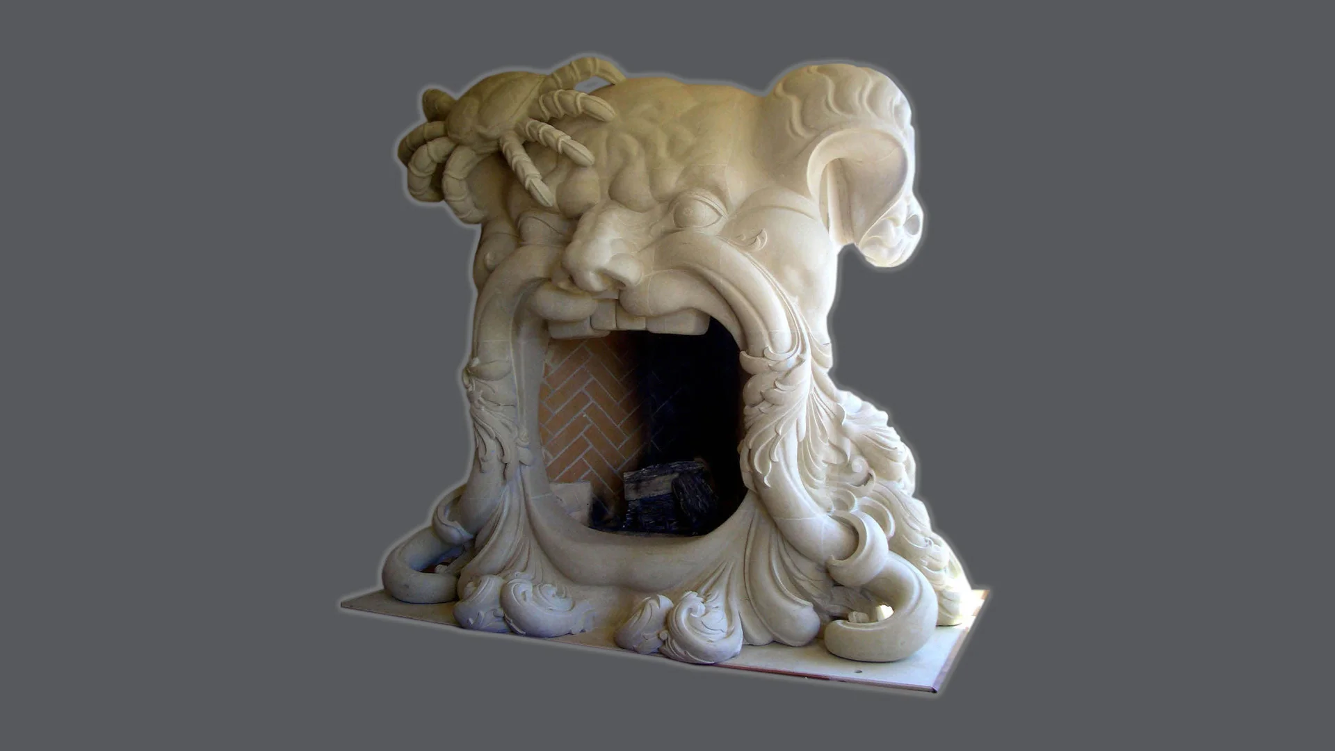 Poseidon Fireplace Surround