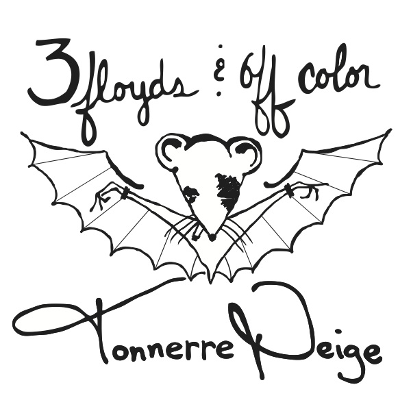Tonnerre Neige | 8.5% Belgian Strong Golden Brewed with Three Floyds Echoing the constant bickering between Belgium’s French and Flemish speaking regions, we brewed a beer halfway between a Belgian Strong Golden and a Super Saison. Then we pitched in both Belgian yeast and French Saison yeast to let them fight it out. Availability: Draft, Spring and Summer of 2013... of what wasn't pigeonholed away