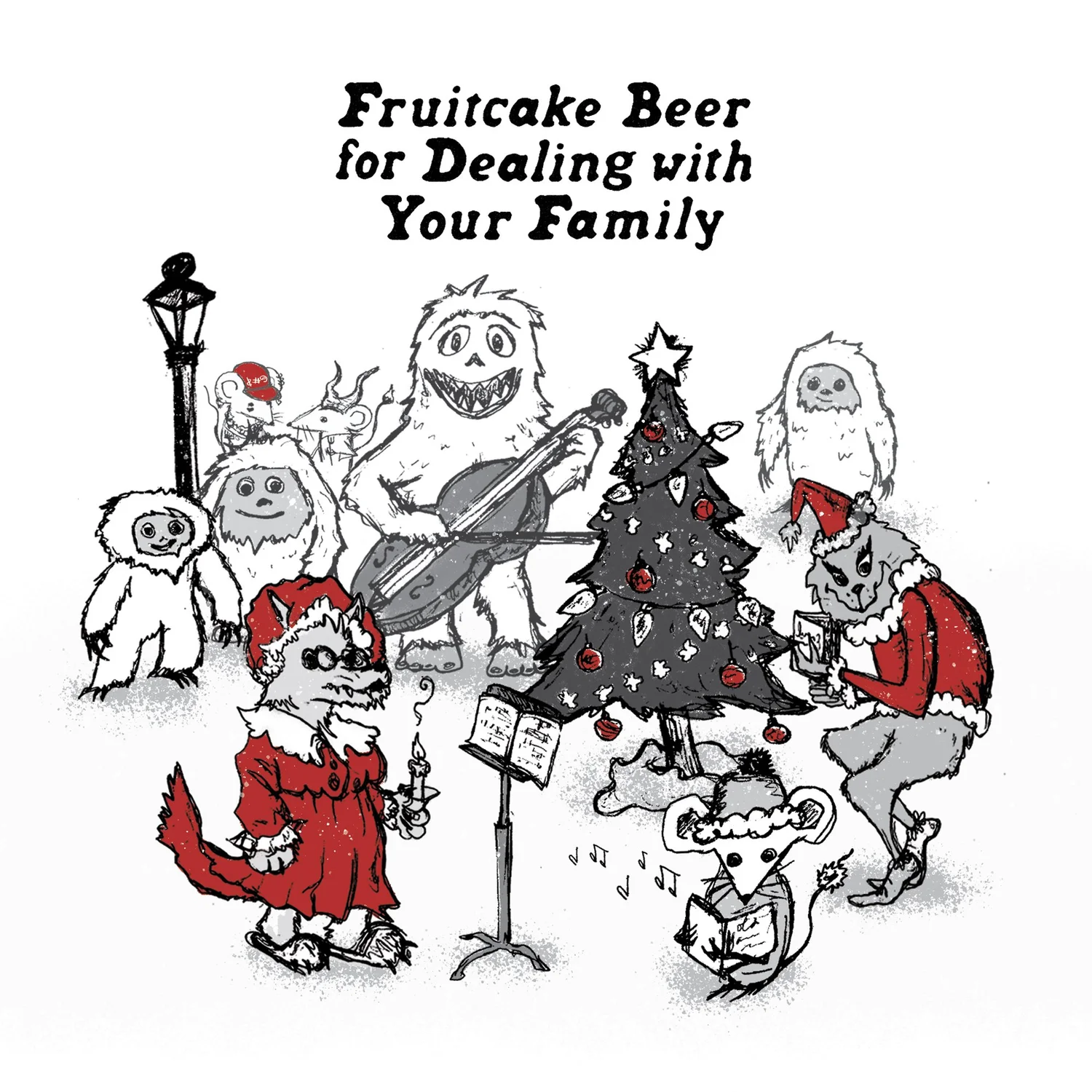 Fruitcake Beer for Dealing with Your Family by Off Color Brewing
