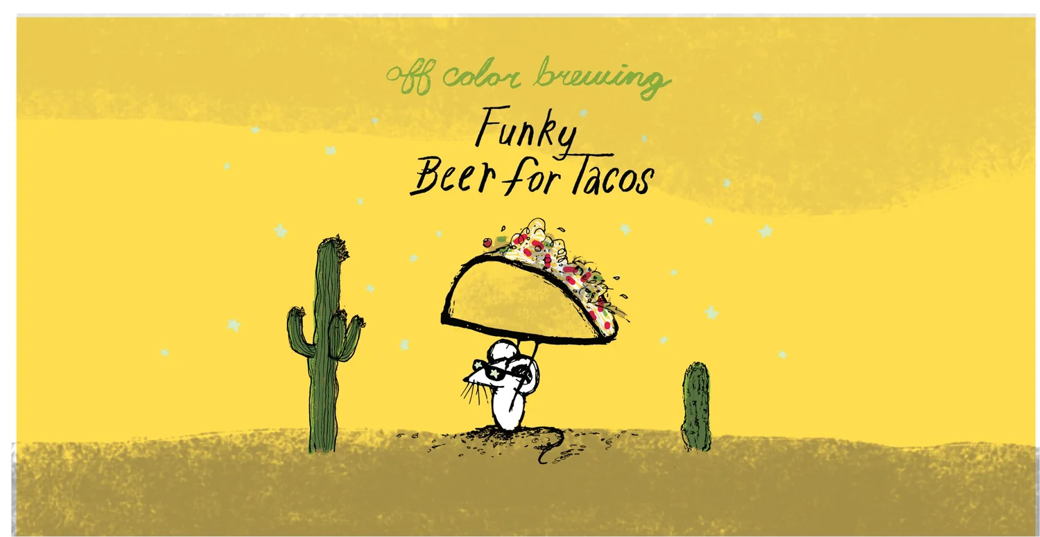 Funky Beer for Tacos by Off Color Brewing