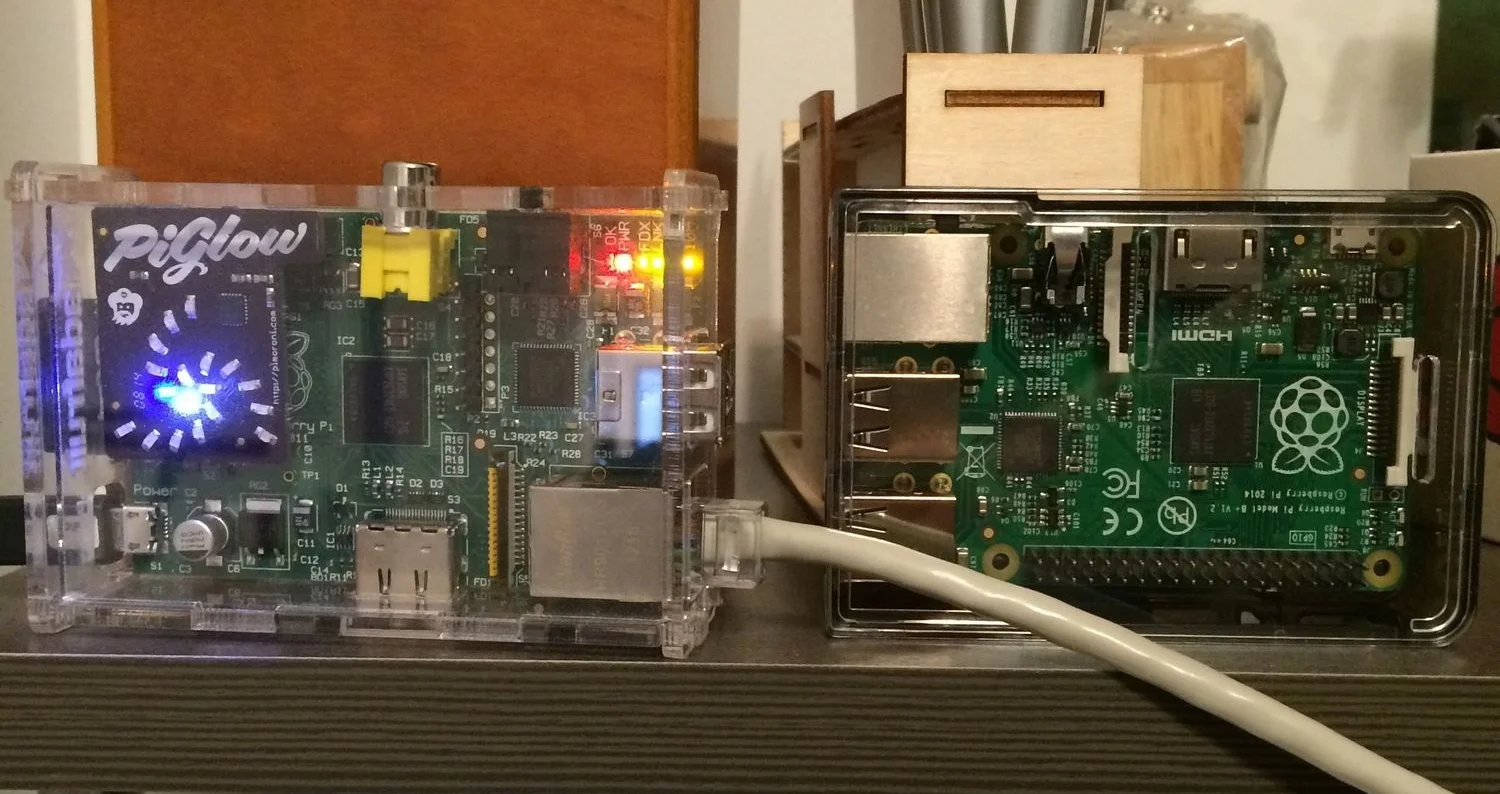 Flask, REST and PiGlow on a RaspberryPi