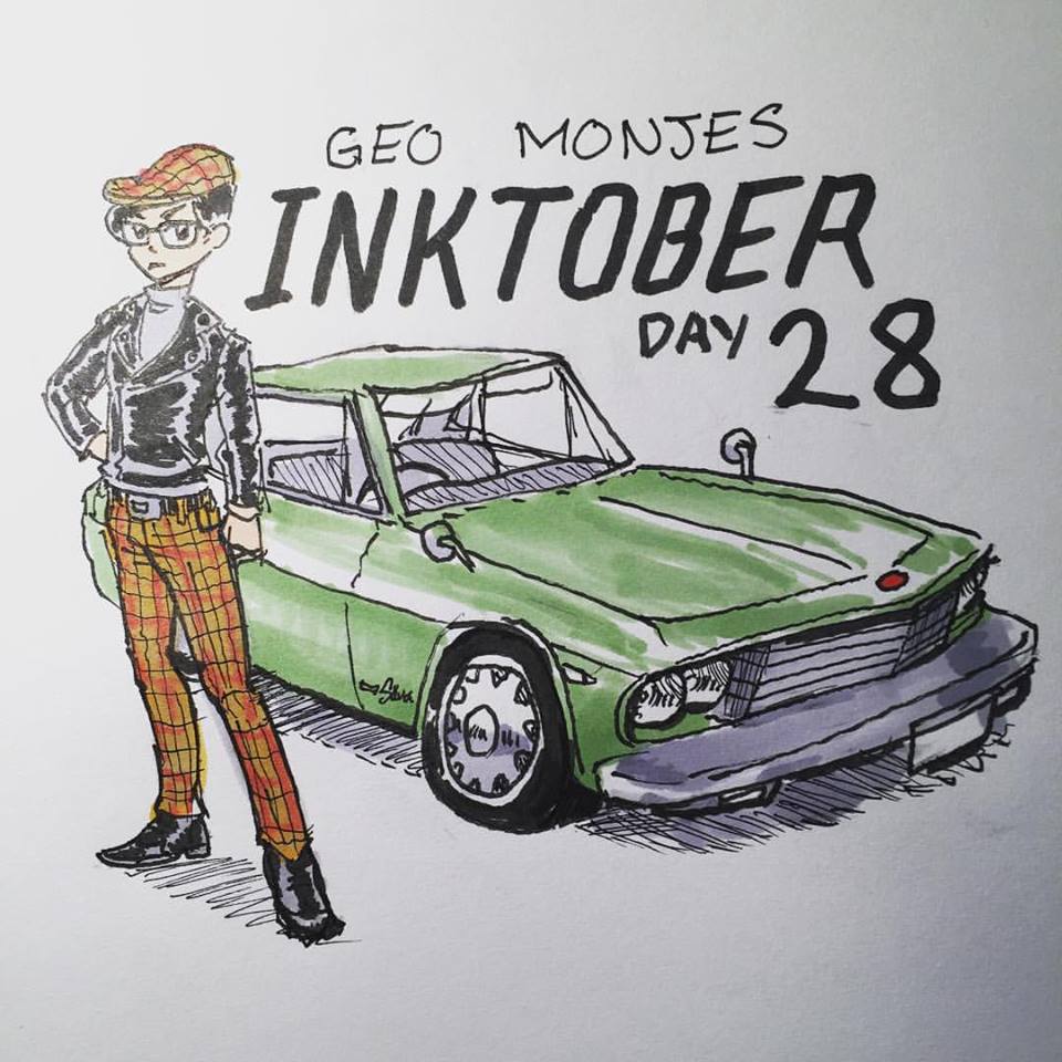 Day 28: Amazon Vintage Wishlist: Plaid Polyester Skinny pants, motorcycle leather jacket, twill drivers hat, 1967 Nissan Silvia CSP311 