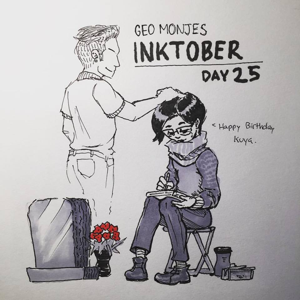 Day 25: Personal Wishlist - Make my brother proud by continue being the artist he inspired me to be. Happy Birthday Kuya Paolo! Love you and miss you.