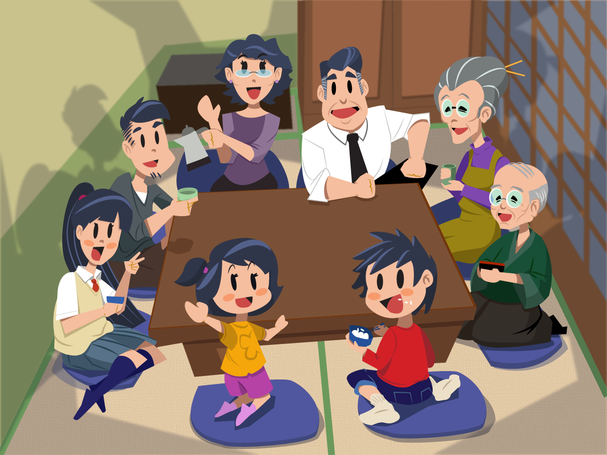 Meet the whole family at home!