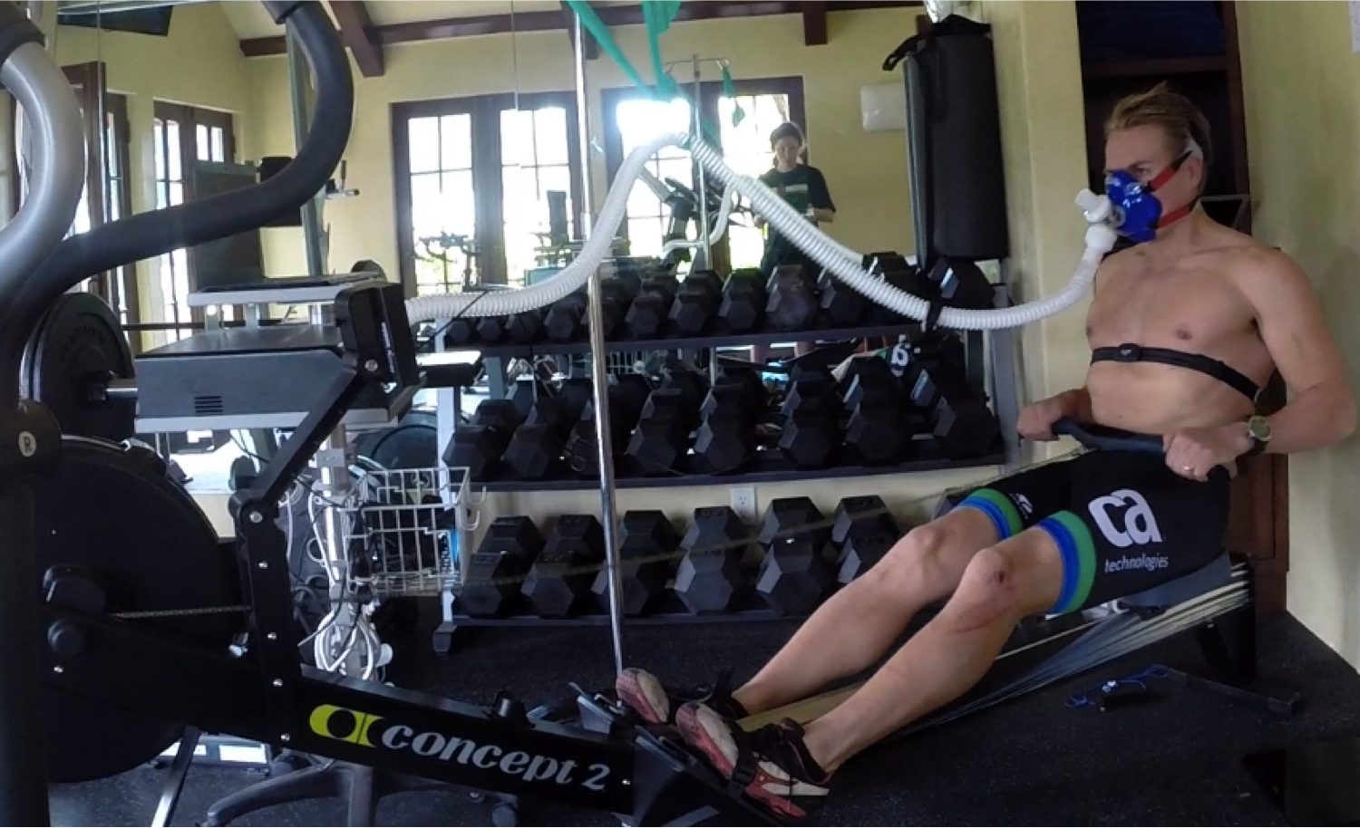 Metabolic testing while rowing 8hrs