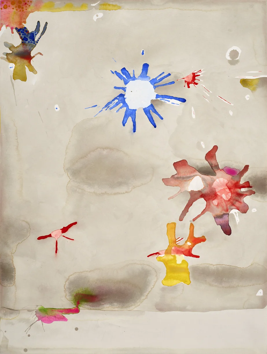 Invitation 7 and 9, watercolor and sumi ink on paper, 24” x 18”, 2018.