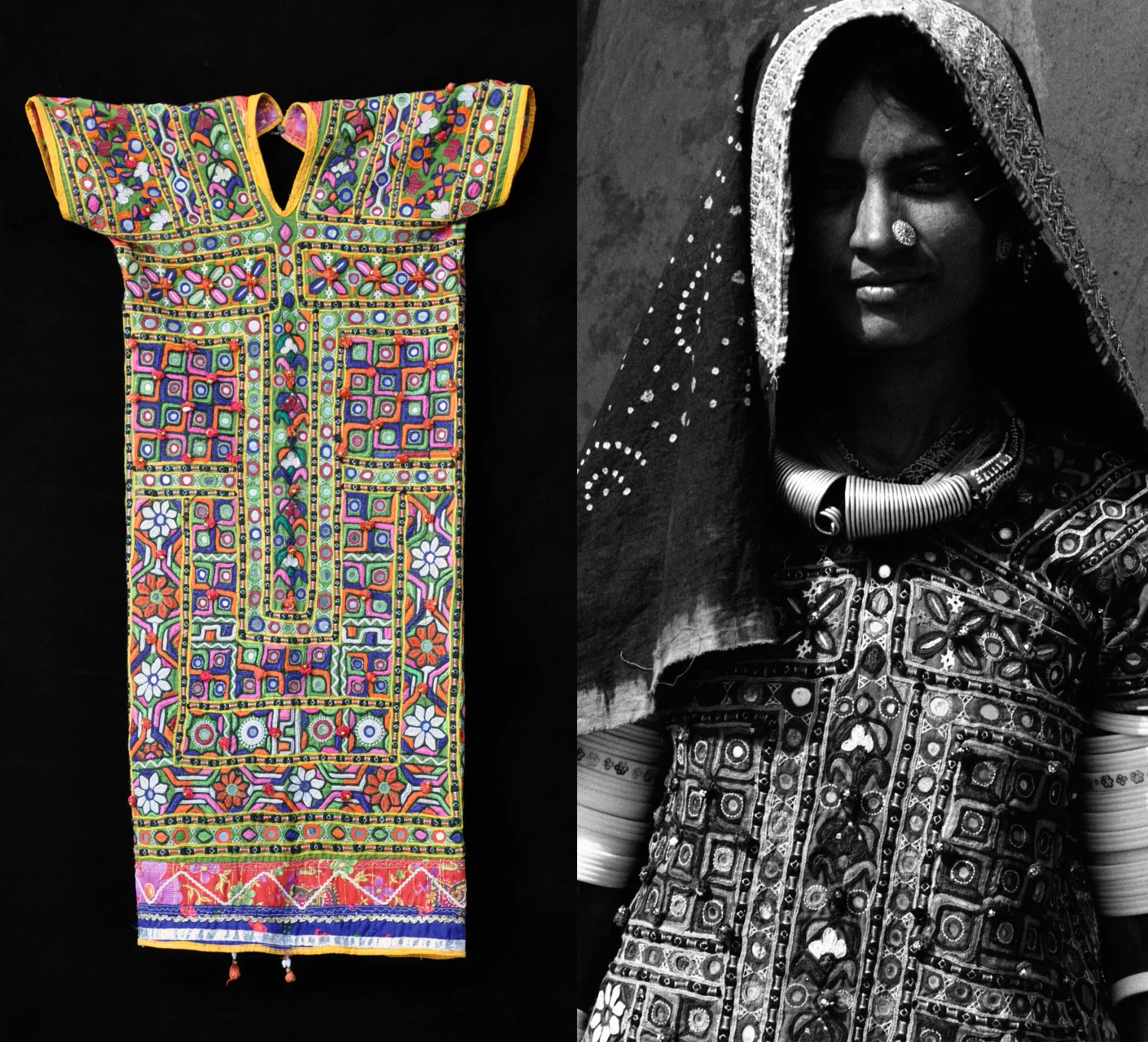 TUNIC/WOMAN IN RANN OF KUTCH, GUJARAT, INDIA