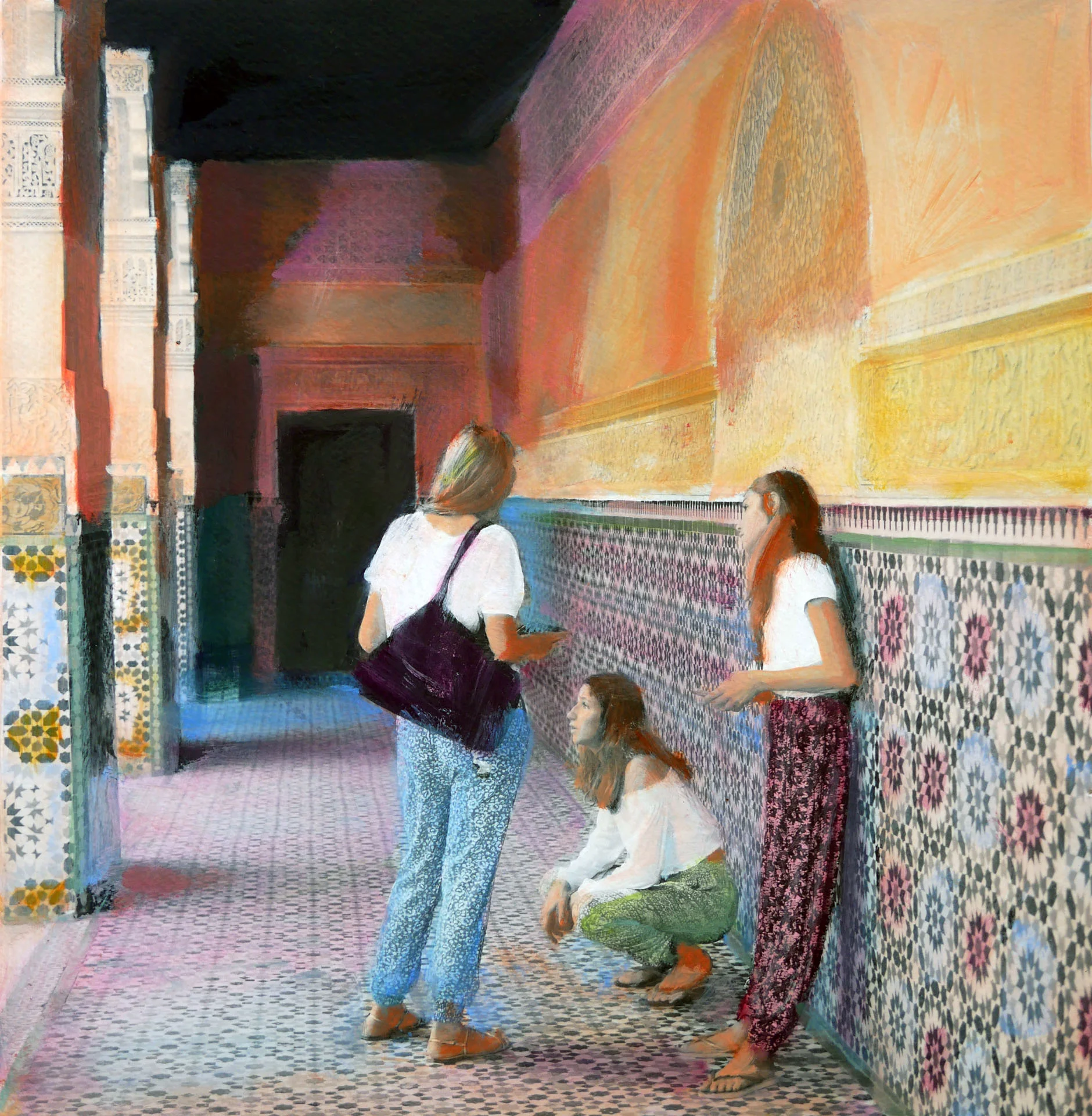 TOURISTS IN MARRAKESH