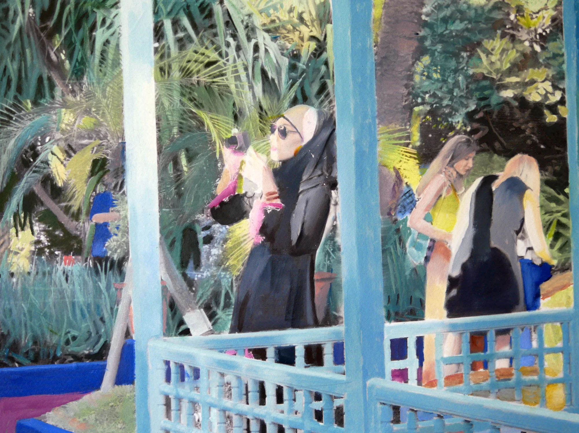 JARDIN MAJORELLE , MARRAKESH