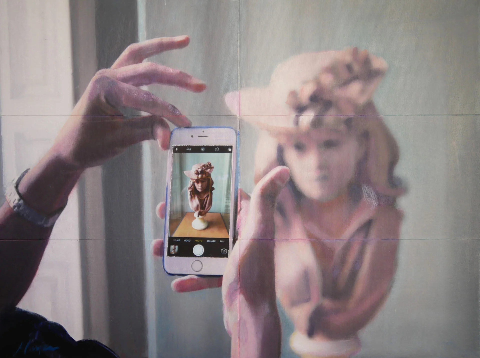 RODIN MUSEUM, PARIS 1, PAINTED VERSION