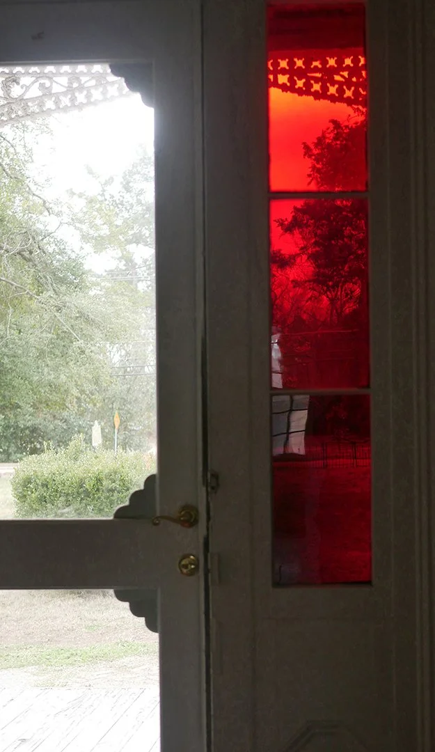 COLORED PANE, (THE FAULKNER PROJECT)
