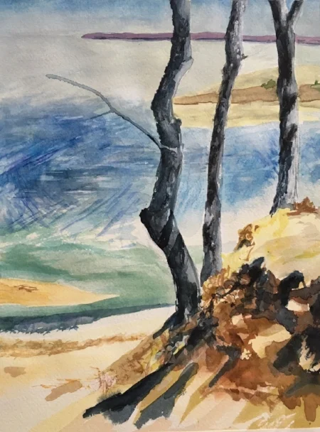 KPB Hike, 12" x 9", Watercolor