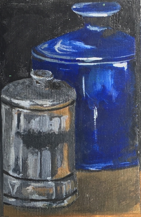 Peppermill (Series 2), 8"x 6", Mixed Media