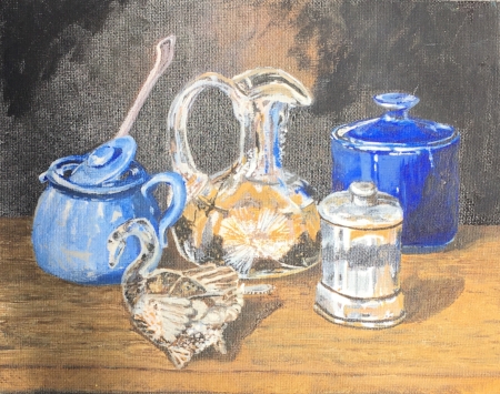 Peppermill, 8" x 10", Oil