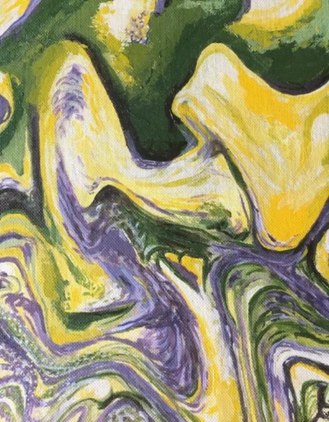 Smithtown Purple, 7" x 5", Acrylic