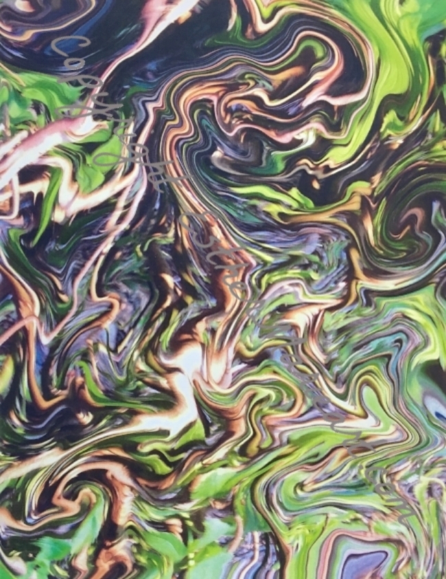 Smithtown - NY, Lime Green, 10 1/2" x 7 1/2", Digital Image